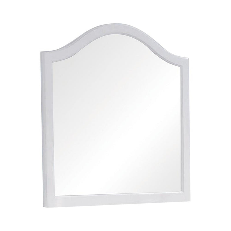 Dominique French Country White Mirror - Urban Living Furniture (Los Angeles, CA)