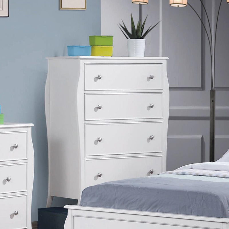 Dominique French Country White Chest - Urban Living Furniture (Los Angeles, CA)