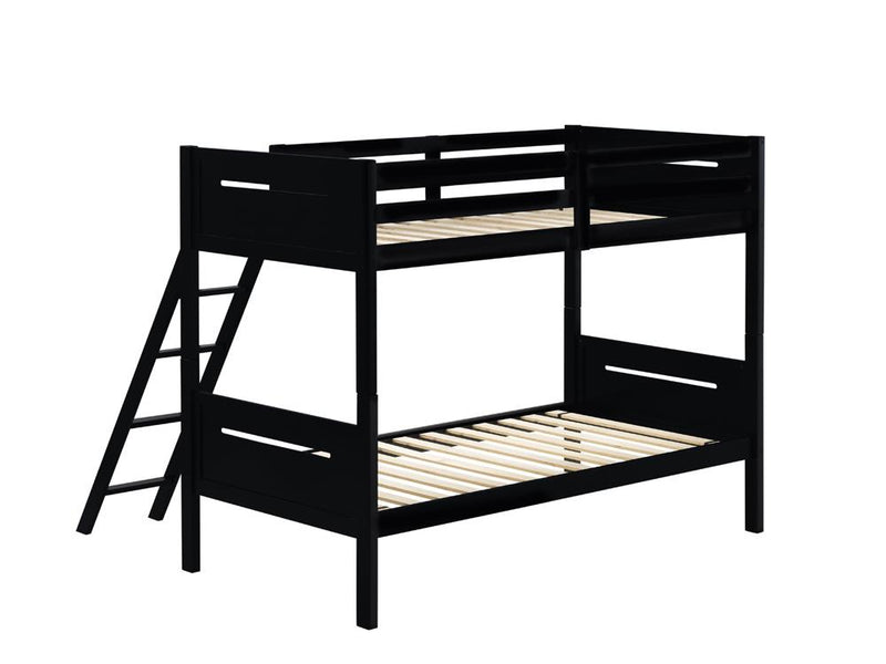 405051BLK TWIN/TWIN BUNK BED