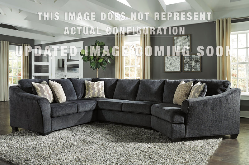 Eltmann 3-Piece Sectional with Chaise and Cuddler