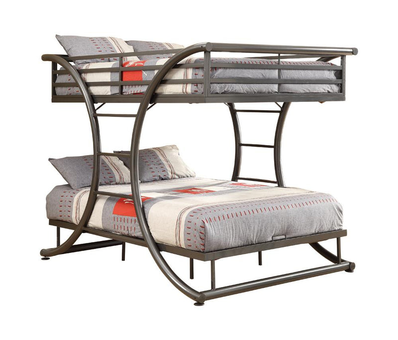 Stephan Metal Full-over-Full Bunk Bed - Urban Living Furniture (Los Angeles, CA)