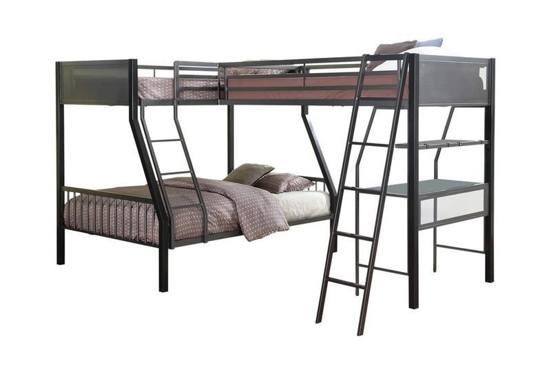 Meyers Traditional Grey Twin Loft Add-On - Urban Living Furniture (Los Angeles, CA)