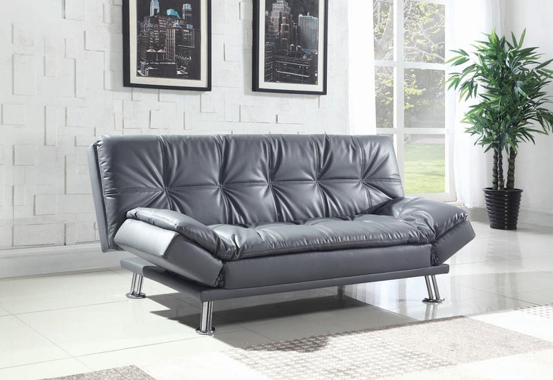 Dilleston Contemporary Dark Grey Sofa Bed image