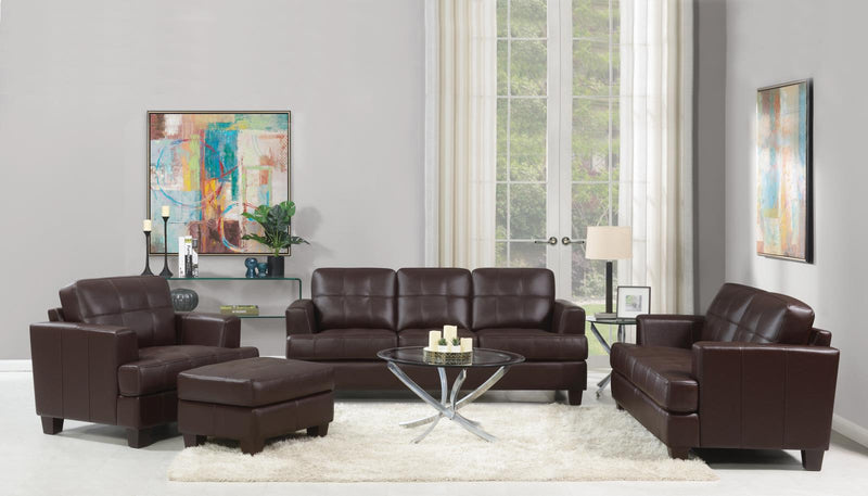 Samuel Transitional Dark Brown Chair - Urban Living Furniture (Los Angeles, CA)