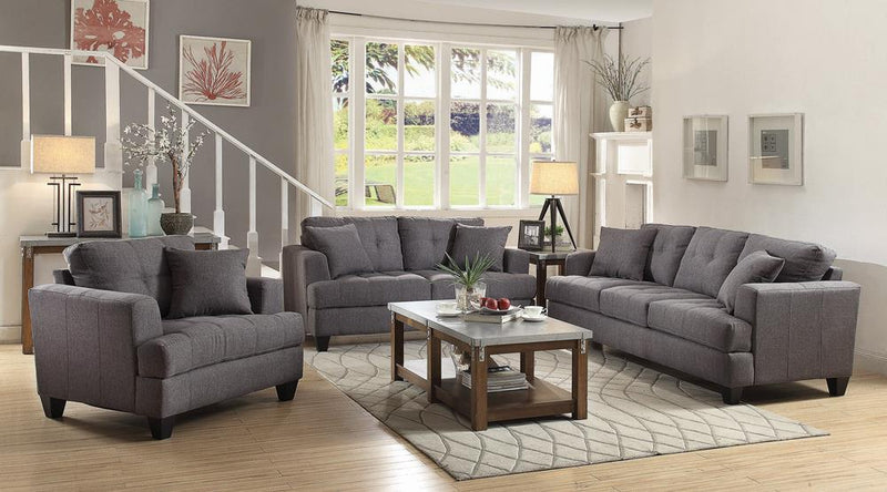 Samuel Transitional Charcoal Sofa - Urban Living Furniture (Los Angeles, CA)