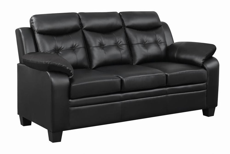 Finley Casual Black Padded Sofa - Urban Living Furniture (Los Angeles, CA)