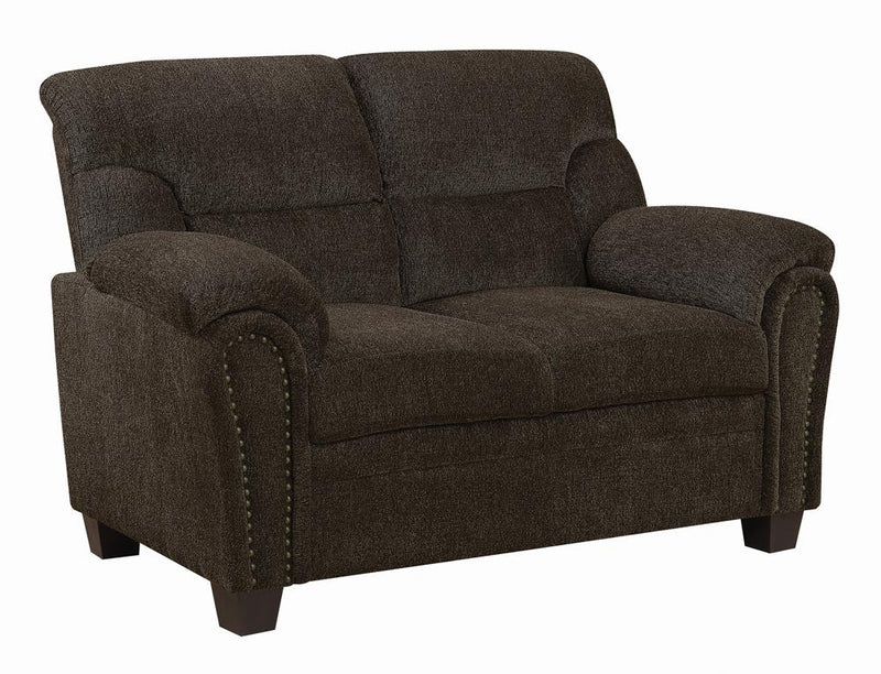 Clementine Casual Brown Loveseat - Urban Living Furniture (Los Angeles, CA)