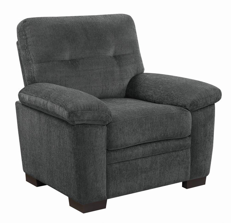 Fairbairn Casual Charcoal Chair - Urban Living Furniture (Los Angeles, CA)