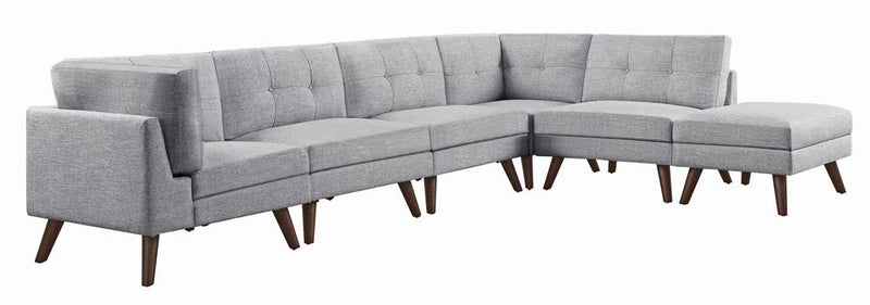 Churchill Modern Grey Ottoman - Urban Living Furniture (Los Angeles, CA)