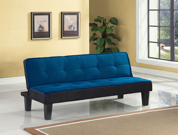 Hamar Blue Flannel Fabric Adjustable Sofa image