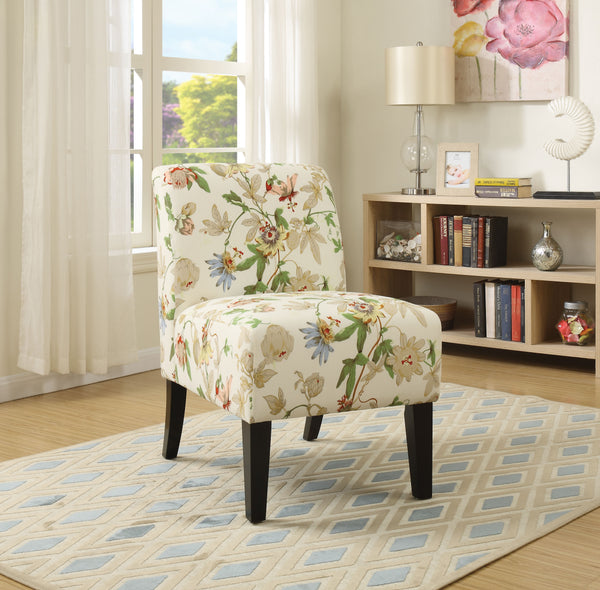Ollano Floral Fabric Accent Chair image