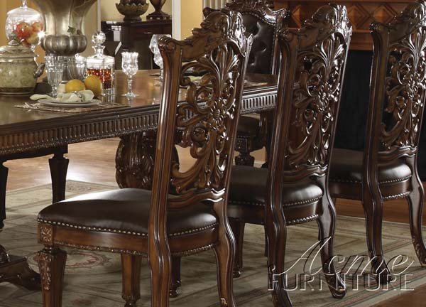 Acme Vendome Cherry Finish Side Chair (Set of 2) 60003 image