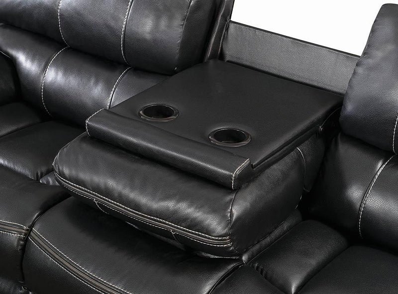 Willemse Casual Black Motion Sofa