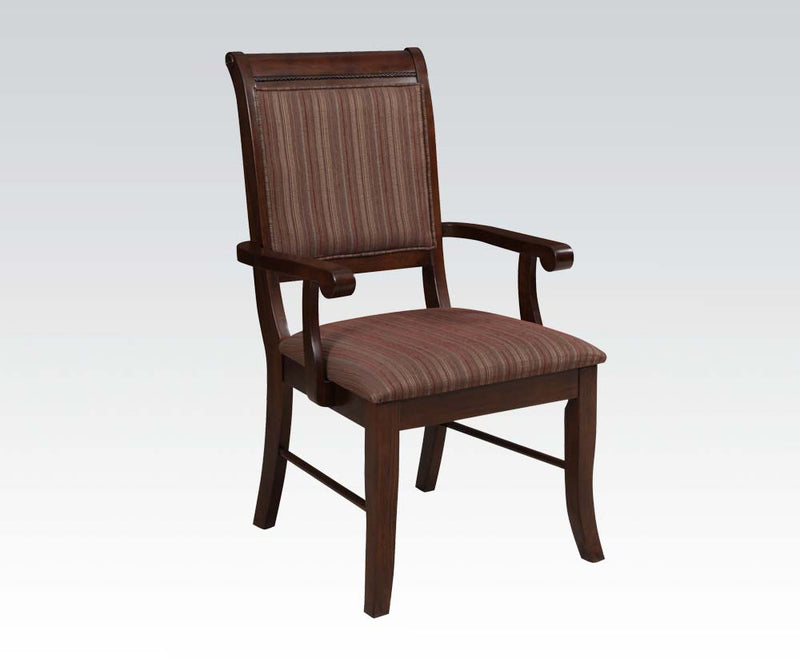Acme Furniture Mahavira Arm Chair in Espresso (Set of 2) image