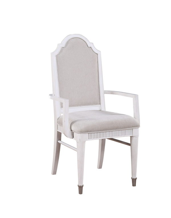 Celestia Fabric & Off White Arm Chair image