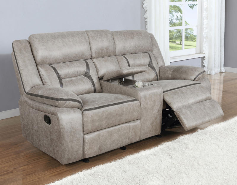 651352 GLIDER LOVESEAT W/ CONSOLE - Urban Living Furniture (Los Angeles, CA)