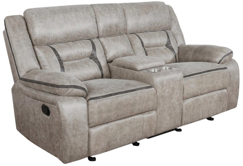 651352 GLIDER LOVESEAT W/ CONSOLE - Urban Living Furniture (Los Angeles, CA)