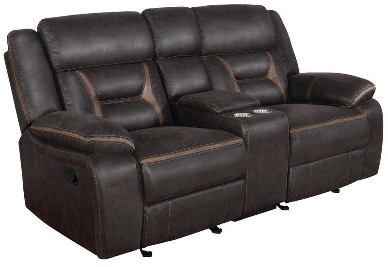 651355 GLIDER LOVESEAT W/ CONSOLE - Urban Living Furniture (Los Angeles, CA)