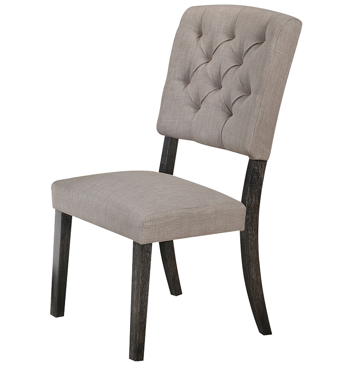 Bernard Fabric & Weathered Gray Oak Side Chair image
