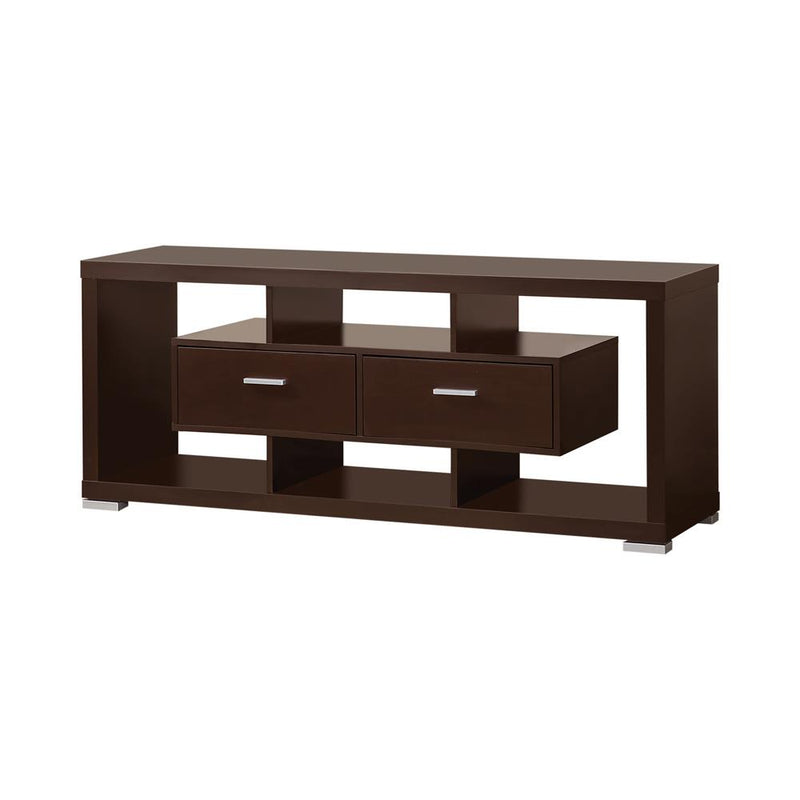 G700112 Transitional Cappuccino TV Console - Urban Living Furniture (Los Angeles, CA)