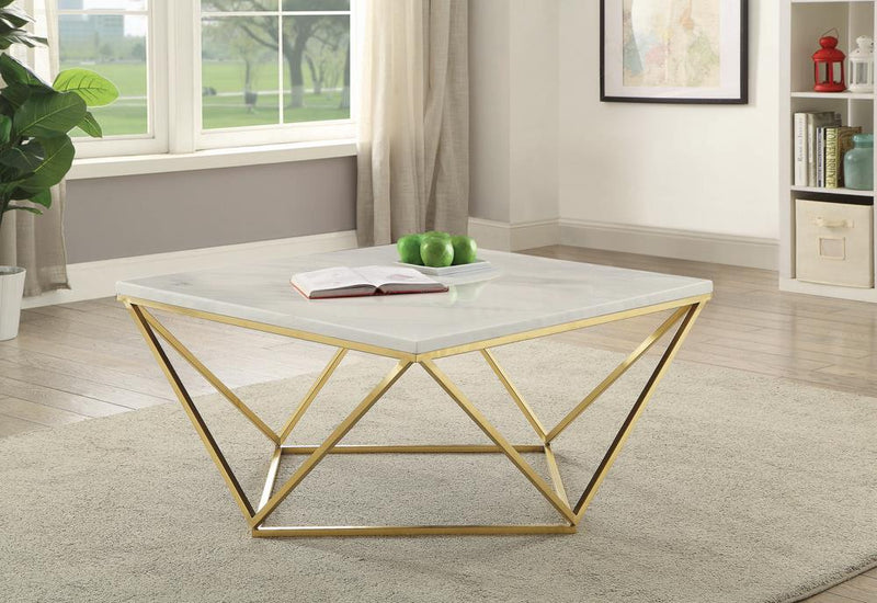 G700846 Modern White Coffee Table image