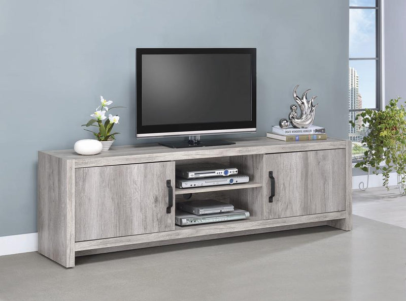 G701025 Modern Grey Driftwood TV Console image