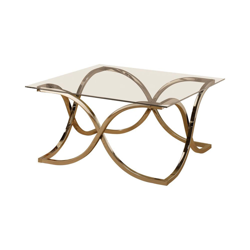 G701918 Contemporary Nickel Coffee Table - Urban Living Furniture (Los Angeles, CA)