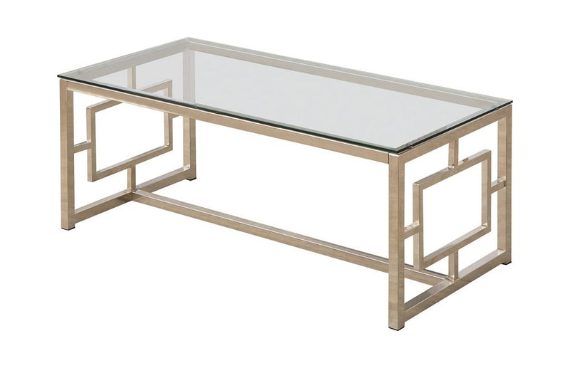 G703738 Occasional Contemporary Nickel Coffee Table - Urban Living Furniture (Los Angeles, CA)