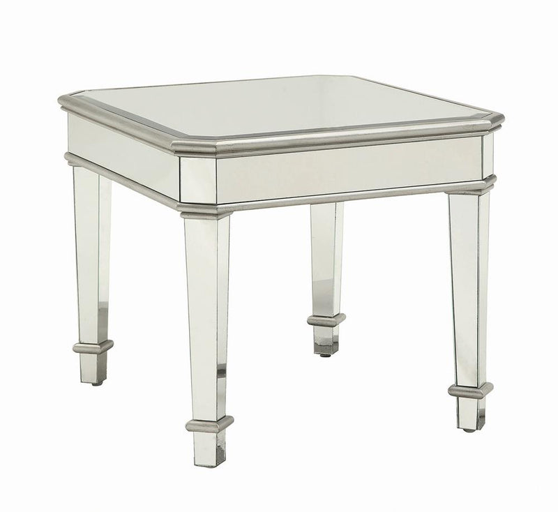G703938 Contemporary Silver End Table