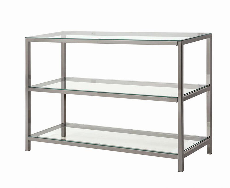 G720228 Contemporary Black Nickel Sofa Table - Urban Living Furniture (Los Angeles, CA)