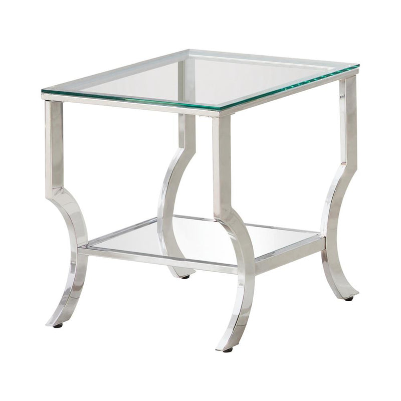 G720338 Contemporary Chrome Side Table - Urban Living Furniture (Los Angeles, CA)