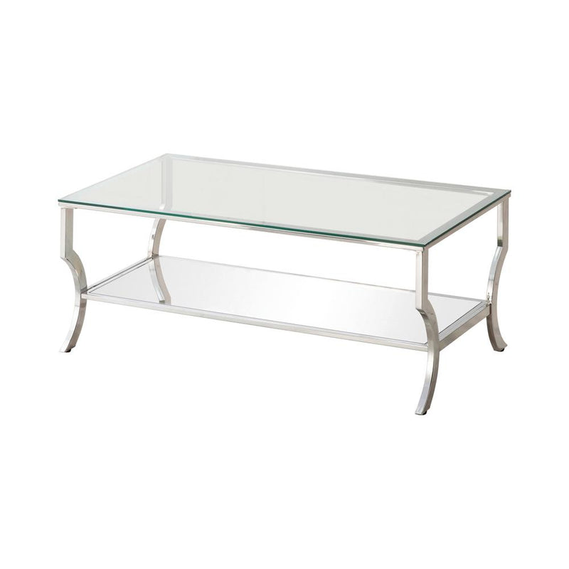 G720338 Contemporary Chrome Coffee Table - Urban Living Furniture (Los Angeles, CA)