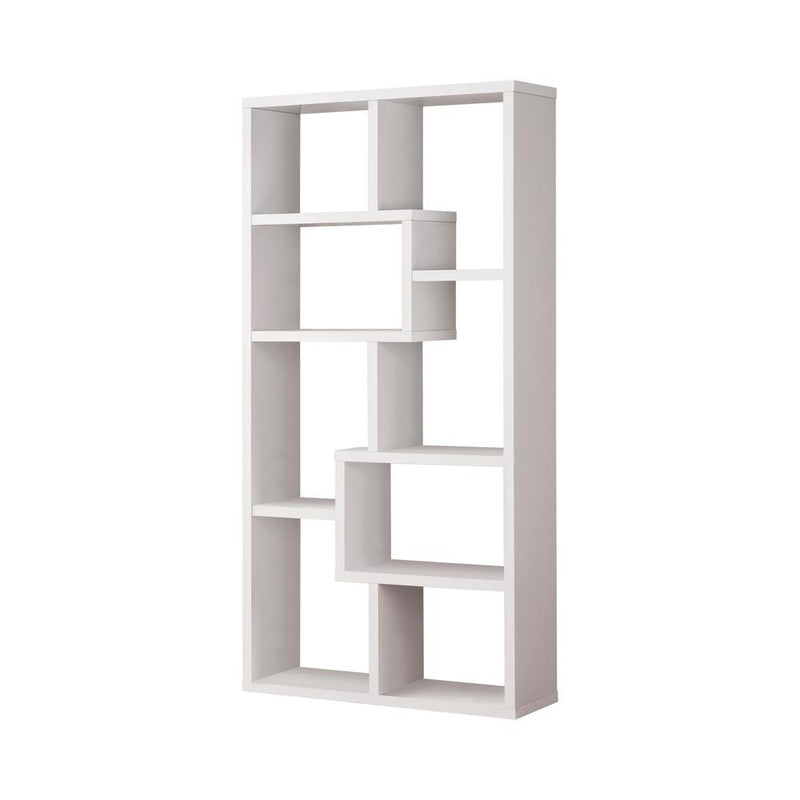 G800136 Casual White Bookcase - Urban Living Furniture (Los Angeles, CA)