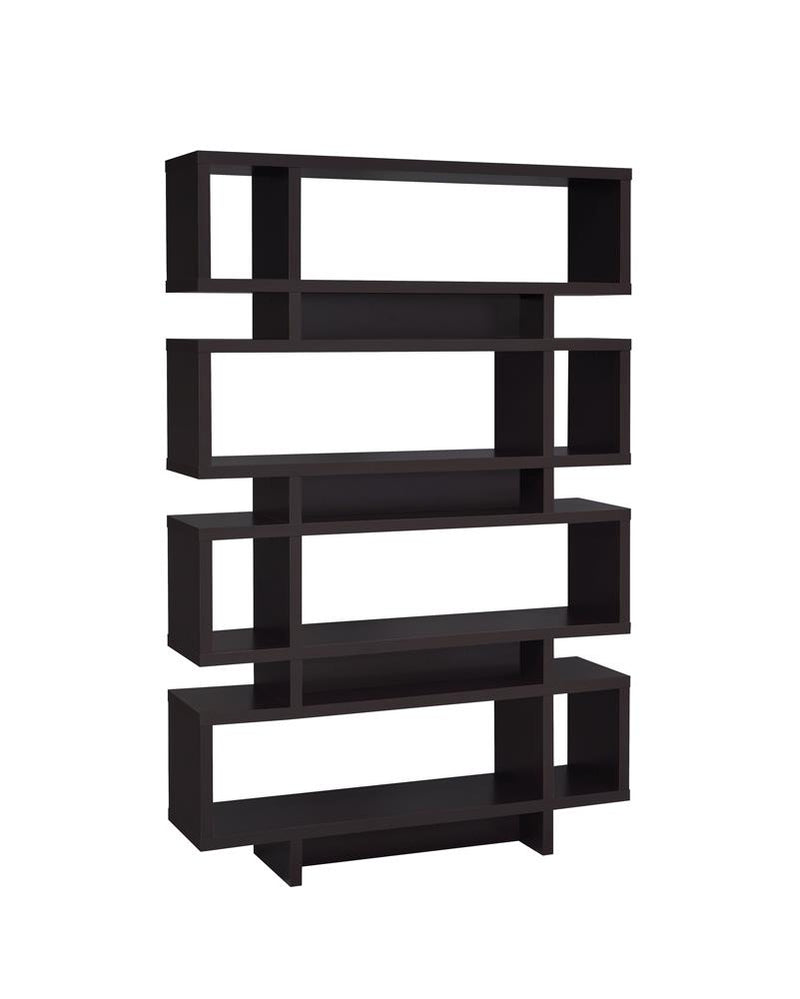 G800307 Contemporary Cappuccino Bookcase - Urban Living Furniture (Los Angeles, CA)