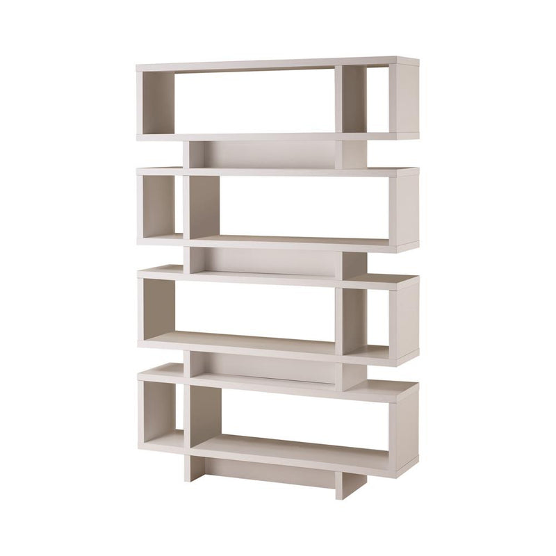 G800308 Contemporary White Bookcase - Urban Living Furniture (Los Angeles, CA)