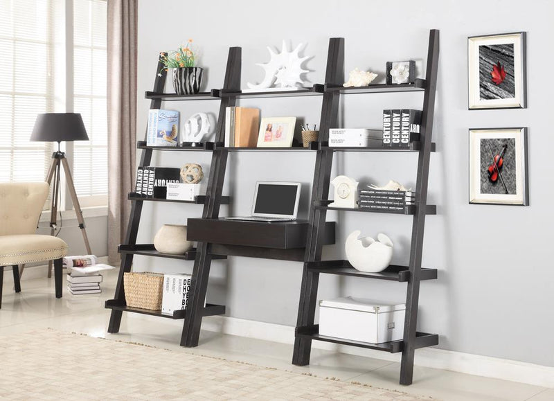 Transitional Cappuccino Bookcase - Urban Living Furniture (Los Angeles, CA)