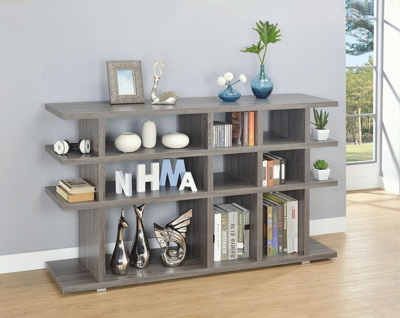 G800359 Contemporary Weathered Grey Bookcase image