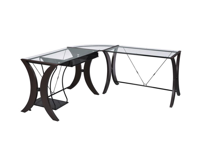 G800446 Contemporary Cappuccino Desk Set - Urban Living Furniture (Los Angeles, CA)