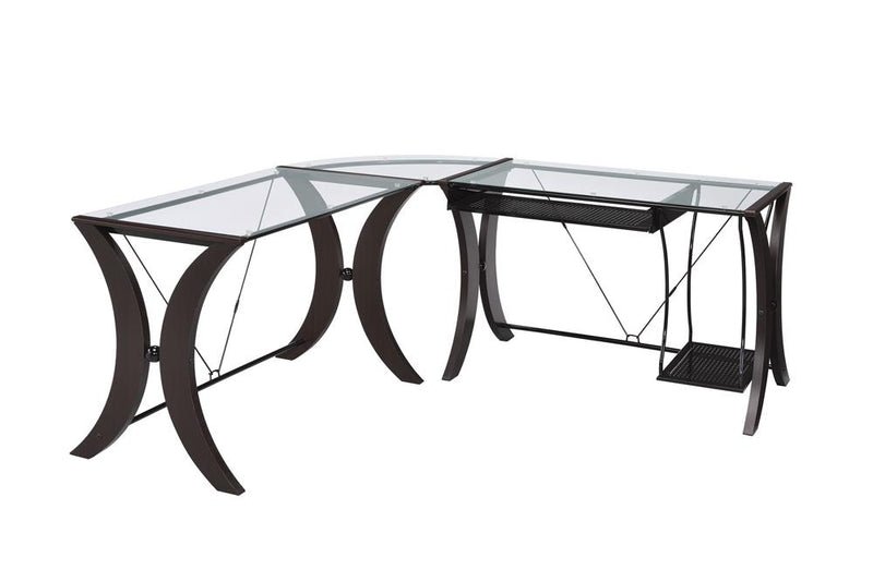 G800446 Contemporary Cappuccino Desk Set - Urban Living Furniture (Los Angeles, CA)