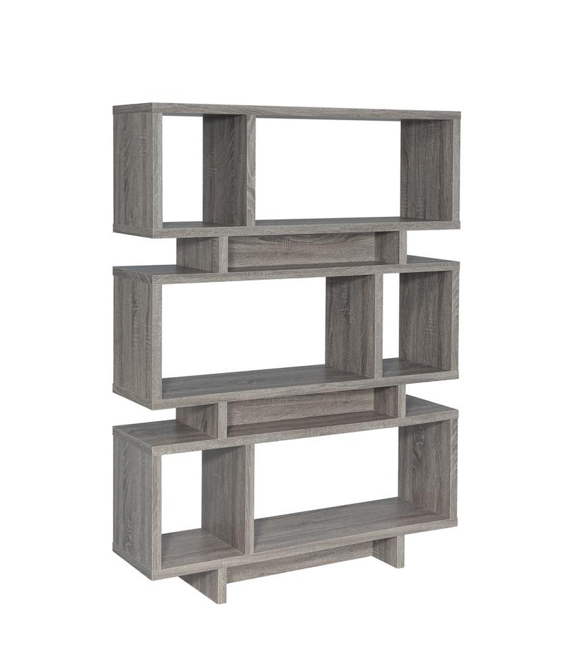 G800554 Contemporary Weathered Grey Bookcase - Urban Living Furniture (Los Angeles, CA)