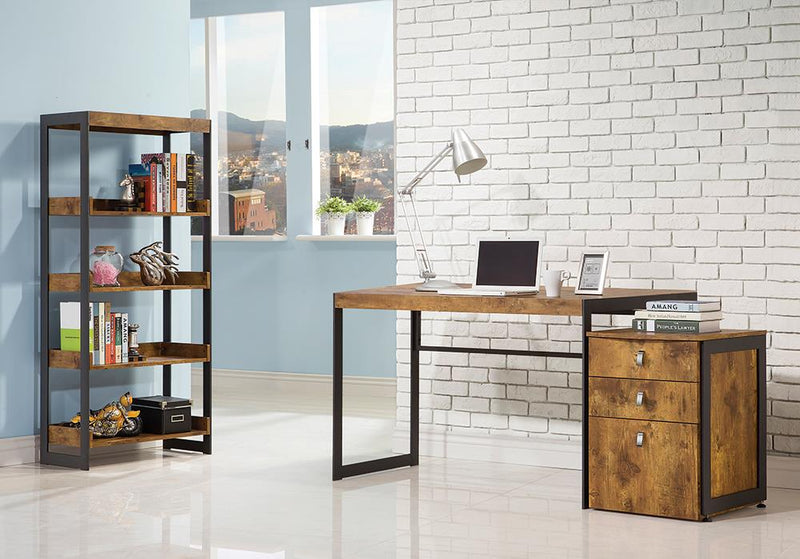 Estrella Industrial Antique Nutmeg Writing Desk - Urban Living Furniture (Los Angeles, CA)