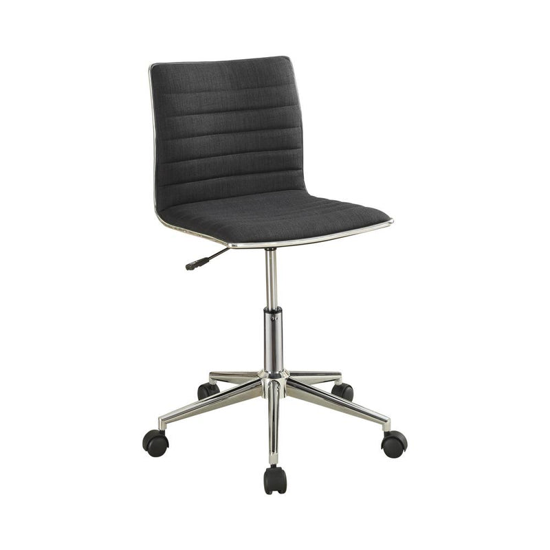 Modern Black and Chrome Home Office Chair - Urban Living Furniture (Los Angeles, CA)