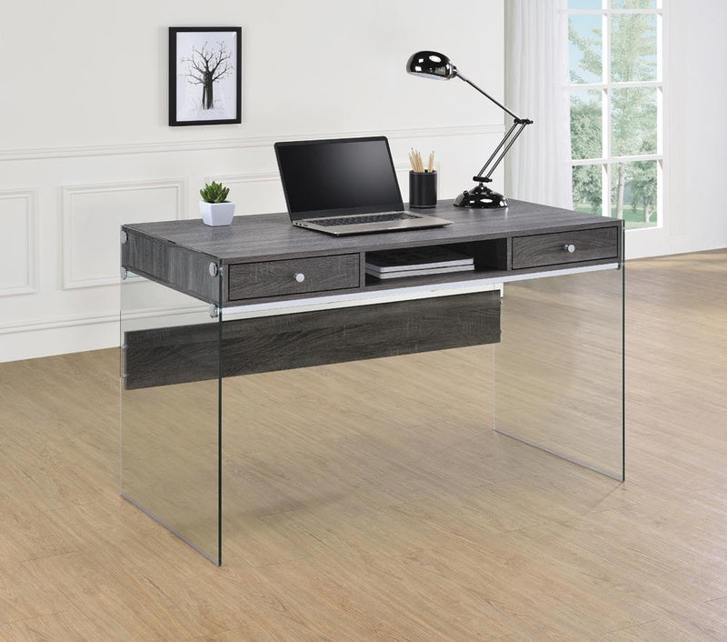 G800818 Contemporary Weathered Grey Writing Desk image