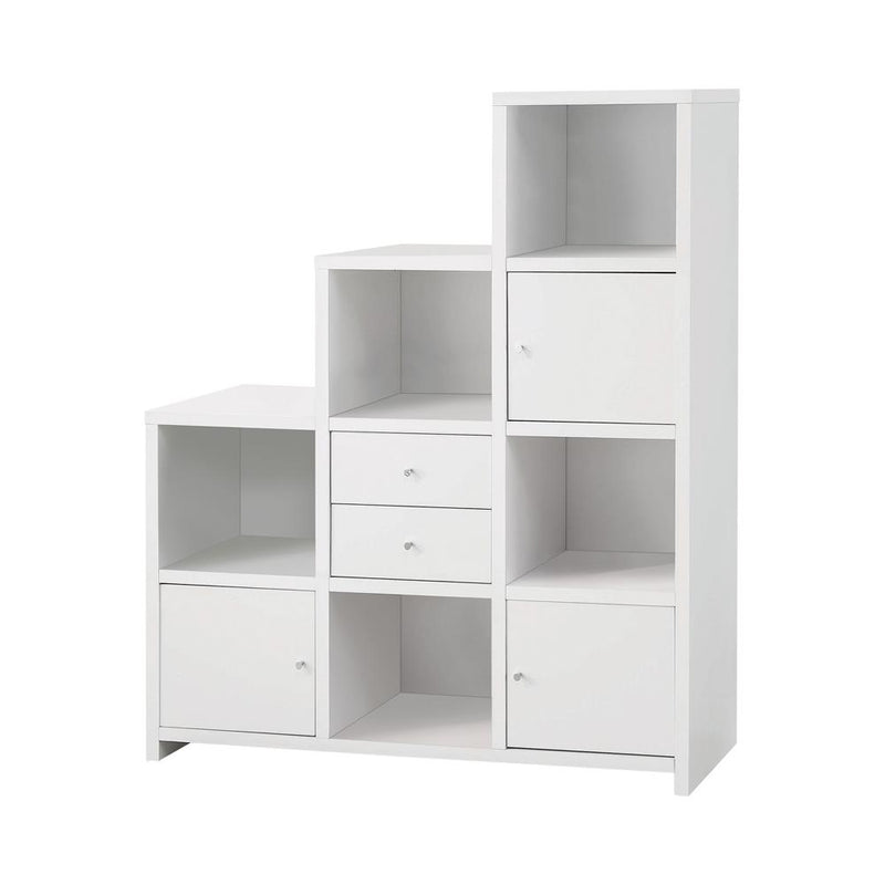 G801169 Contemporary White Bookcase - Urban Living Furniture (Los Angeles, CA)