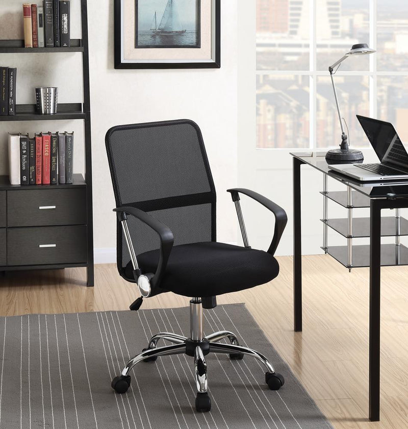 Modern Black Mesh Back Office Chair image