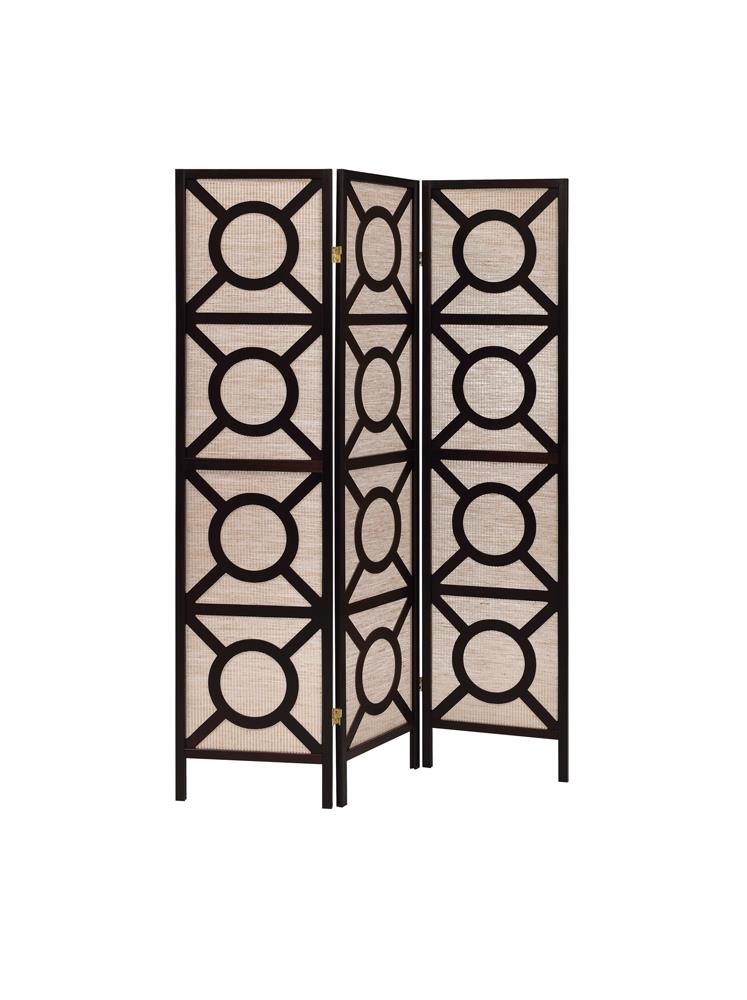 Transitional Cappuccino Folding Screen - Urban Living Furniture (Los Angeles, CA)