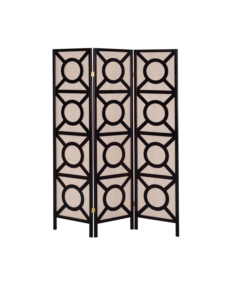 Transitional Cappuccino Folding Screen - Urban Living Furniture (Los Angeles, CA)