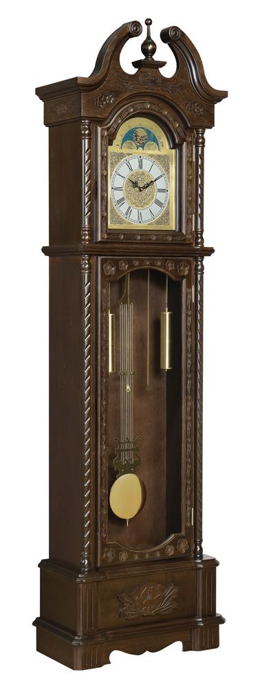 Traditional Brown Grandfather Clock - Urban Living Furniture (Los Angeles, CA)