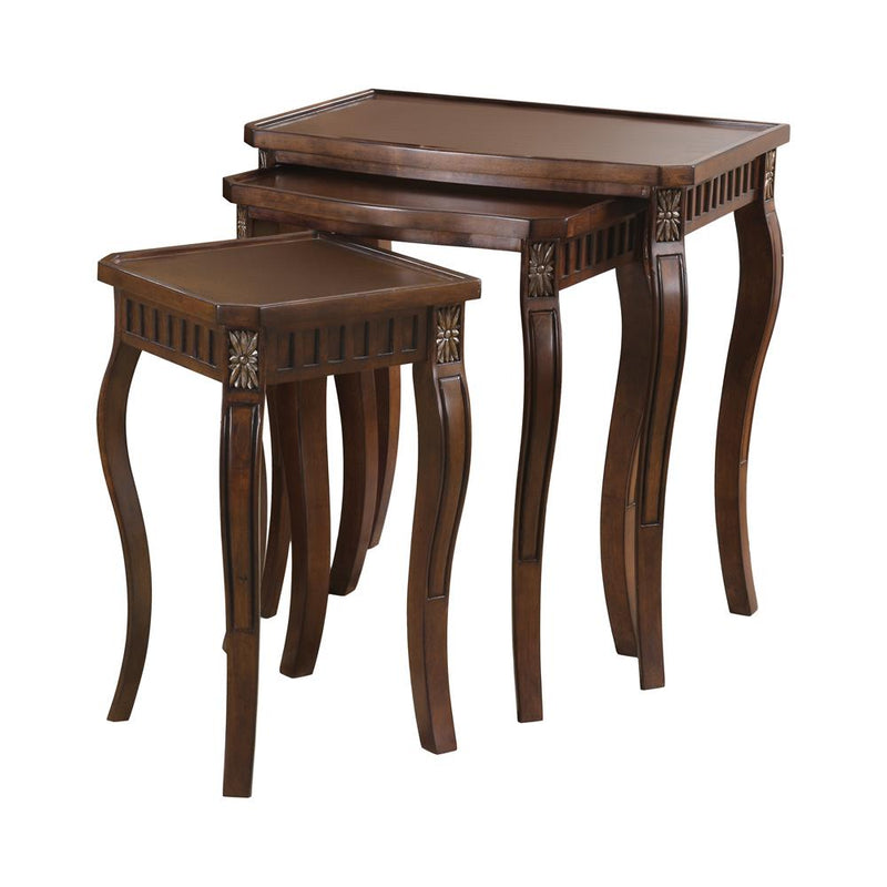 Traditional Warm Brown Nesting Table - Urban Living Furniture (Los Angeles, CA)