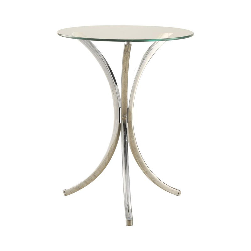 G902869 Contemporary Chrome Snack Table - Urban Living Furniture (Los Angeles, CA)